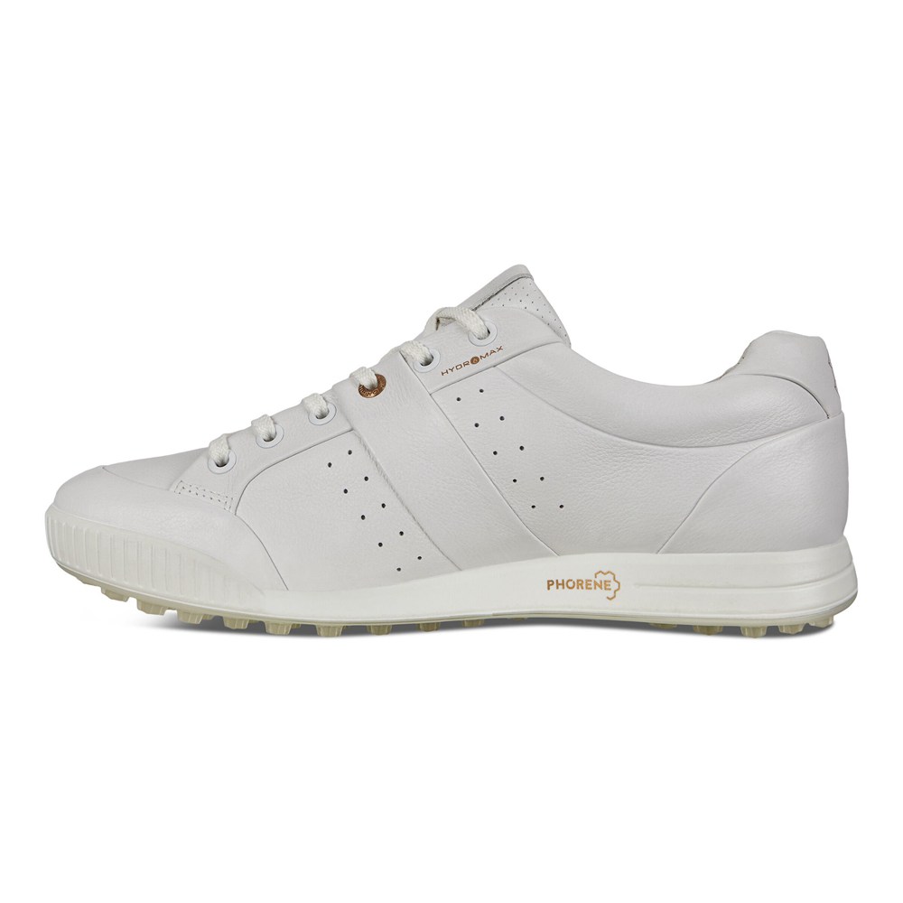 ECCO Mens Golf Shoes White - Street 10 - EOI-621350